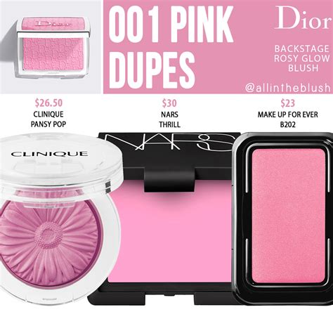 dior 001 pink blush dupe|Dior rosy glow blush temptalia.